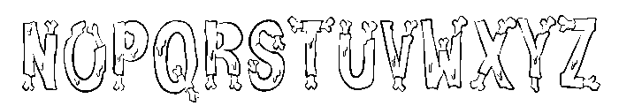 BRAIN EATERZ Font UPPERCASE
