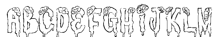 BRAIN EATERZ FONT