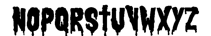 BRAIN EATER Font LOWERCASE