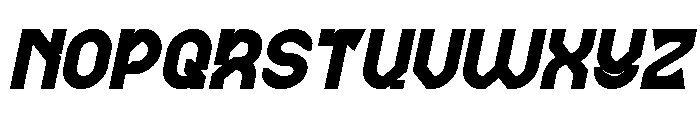 BRAIN MACHINE Bold Italic Font UPPERCASE