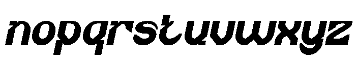 BRAIN MACHINE Bold Italic Font LOWERCASE