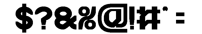 BRAIN MACHINE Bold Font OTHER CHARS