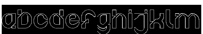 BRAIN MACHINE-Hollow-Inverse FONT