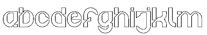 BRAIN MACHINE-Hollow FONT