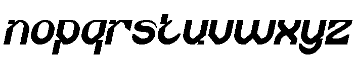 BRAIN MACHINE Italic Font LOWERCASE