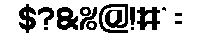 BRAIN MACHINE Font OTHER CHARS