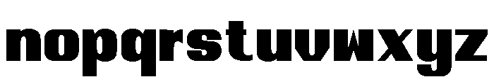 BRAKSTON Extra Bold Font LOWERCASE