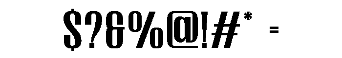 BRAKSTON Extra Light Font OTHER CHARS