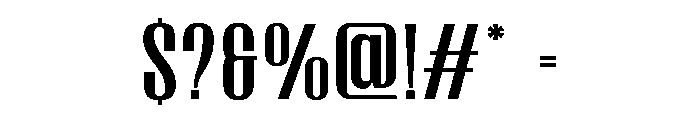 BRAKSTON-Thin Font OTHER CHARS