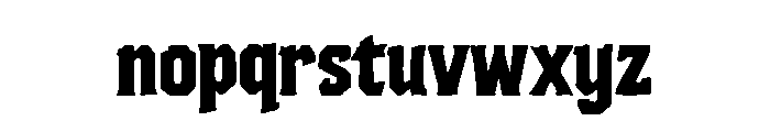 BRAVEFORD Font LOWERCASE