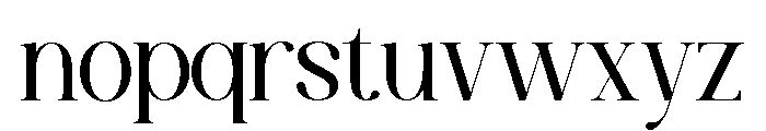 BRAVIOLY-Regular Font LOWERCASE