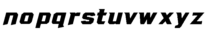 BRAVOX Regular Font LOWERCASE