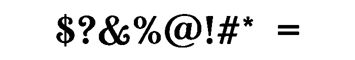 BRAVYNO Font OTHER CHARS