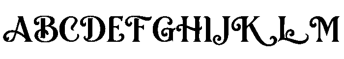 BRAVYNO Font UPPERCASE