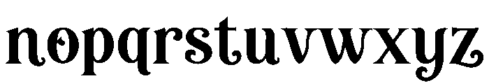 BRAVYNO Font LOWERCASE