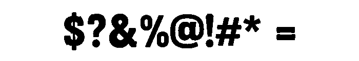 BRAXMONT Font OTHER CHARS