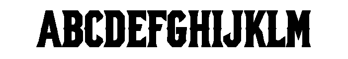 BRAXVOR Font UPPERCASE