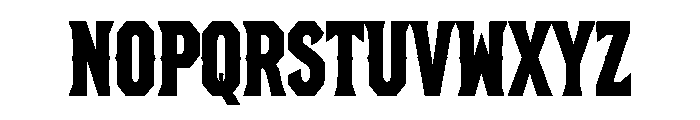 BRAXVOR Font UPPERCASE
