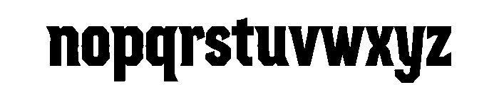BRAXVOR Font LOWERCASE