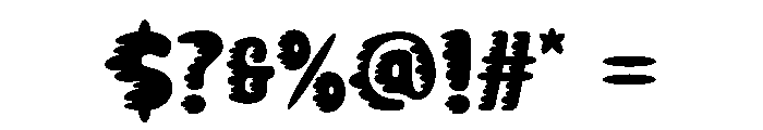 BREEZY CHUNK Font OTHER CHARS
