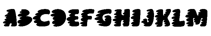 BREEZY CHUNK Font UPPERCASE