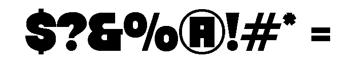 BREZO Regular Font OTHER CHARS