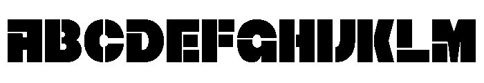 BREZO Regular Font UPPERCASE