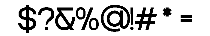 BRIGTEN-Regular Font OTHER CHARS