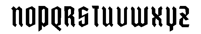 BRISTOL Font UPPERCASE
