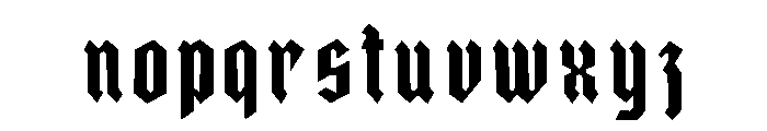 BRISTOL Font LOWERCASE
