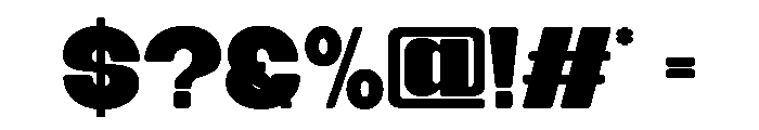 BRIXON-Regular Font OTHER CHARS