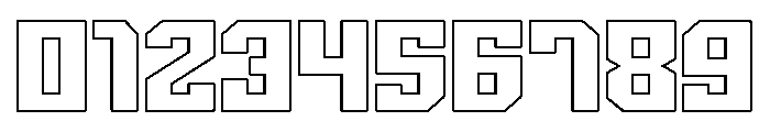 BROCSY-Outline Font OTHER CHARS