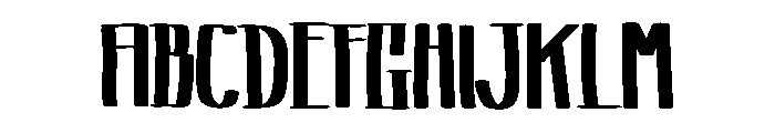 BROK HOUWER Font UPPERCASE