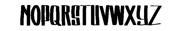 BROK HOUWER Font UPPERCASE