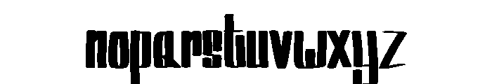 BROK HOUWER Font LOWERCASE