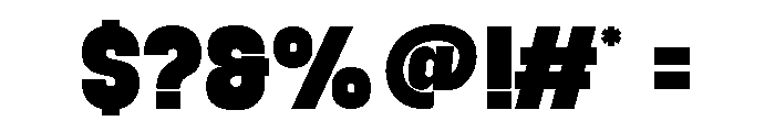 BROKEZ-Bold Font OTHER CHARS