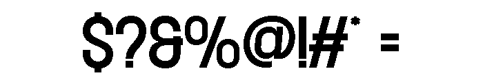 BROKEZ-ExtraLight Font OTHER CHARS
