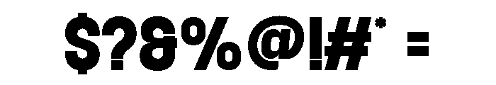 BROKEZ-Medium Font OTHER CHARS