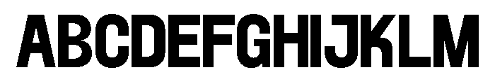 BROKEZ-Regular Font UPPERCASE