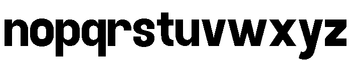BROKEZ-Regular Font LOWERCASE