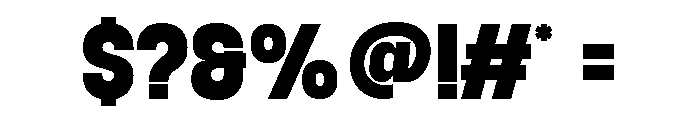 BROKEZ Semi Bold Font OTHER CHARS