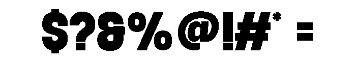 BROKEZ-SemiBold Font OTHER CHARS