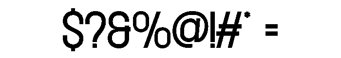 BROKEZ-Thin Font OTHER CHARS