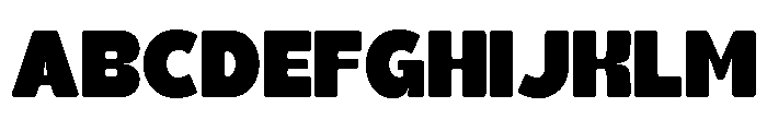 BRONS-Regular Font UPPERCASE