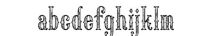 BRONZEWICK FONT