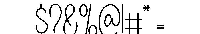 BROTHER Vintage Font OTHER CHARS