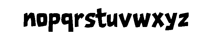 BRUTAK Font LOWERCASE