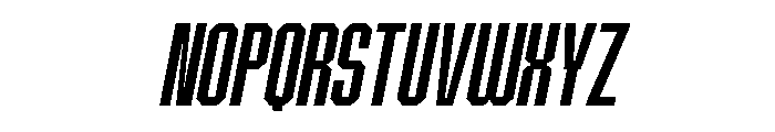 BRUTEFORCE Bold Italic Font UPPERCASE