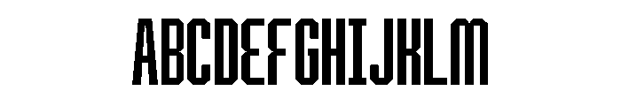 BRUTEFORCE Bold Font UPPERCASE