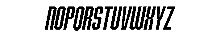 BRUTEFORCE-BoldItalic Font LOWERCASE